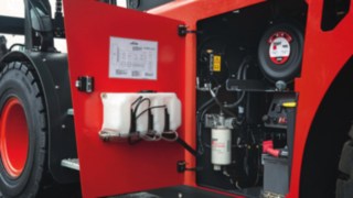 Pohled do vozíku H100–H180.