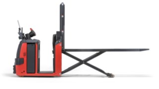 Inovativní volant zařízení N20 C od společnosti Linde: obsluha může jednou rukou ovládat všechny příkazy a dokonce vozík při jízdě tam a zpět řídit jedním prstem. Inovativní volant vychystávacího zařízení N20 C od společnosti Linde Material Handling.