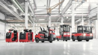 Tahače a plošinové vozíky od společnosti Linde Material Handling