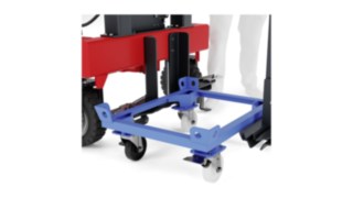 Možnost prostrčení konzolovým rámem