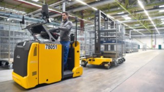 Vozíky Linde při použití ve společnosti Heidelberger Druckmaschinen AG 