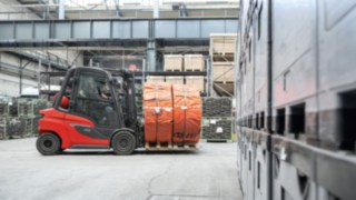 Plynový vysokozdvižný vozík H35 od společnosti Linde Material Handling