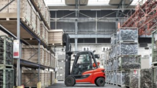 Plynový vysokozdvižný vozík H25 od společnosti Linde Material Handling