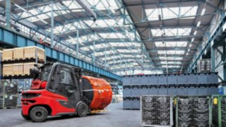 Plynové vysokozdvižné vozíky od společnosti Linde Material Handling